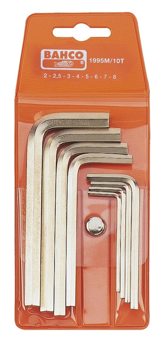 Bahco stiftsleutelset haaks zeskant 6-delig