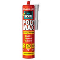 Bison poly max express montagelijm grijs 425 g