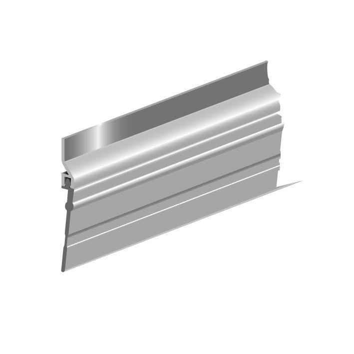 Ellen dorpelstrip ads-gl 250 cm aluminium