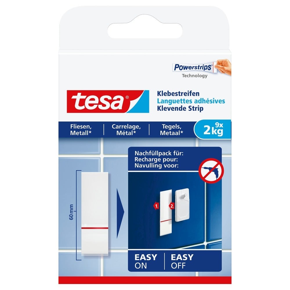 Tesa powerstrips tegels & metaal 77760 2 kg