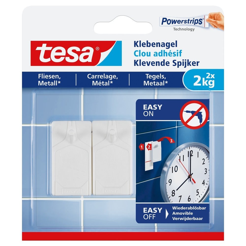 Tesa klevende spijker tegels & metaal 77762 2 kg