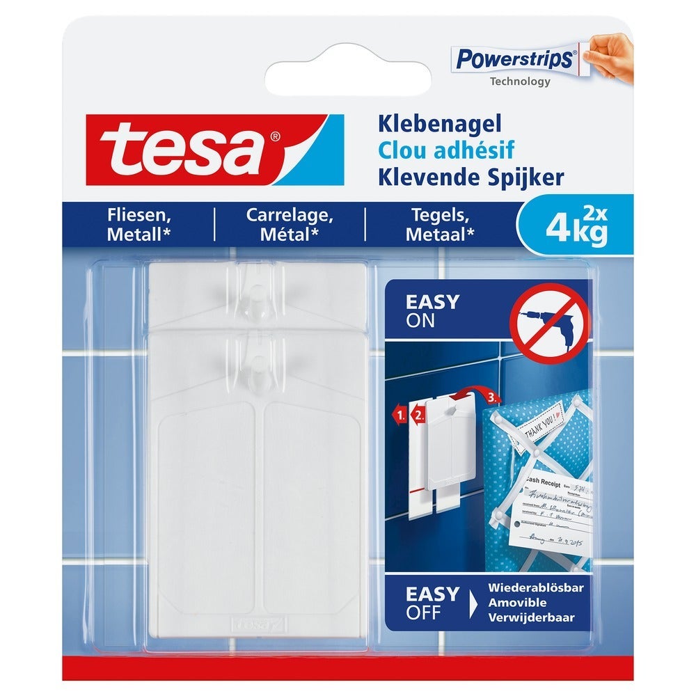 Tesa klevende spijker tegels & metaal 77766 4 kg