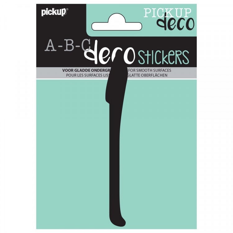 Pickup decocijfer 1 lynn zwart 120 mm