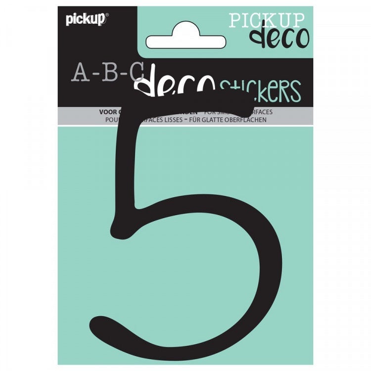 Pickup decocijfer 5 lynn zwart 120 mm