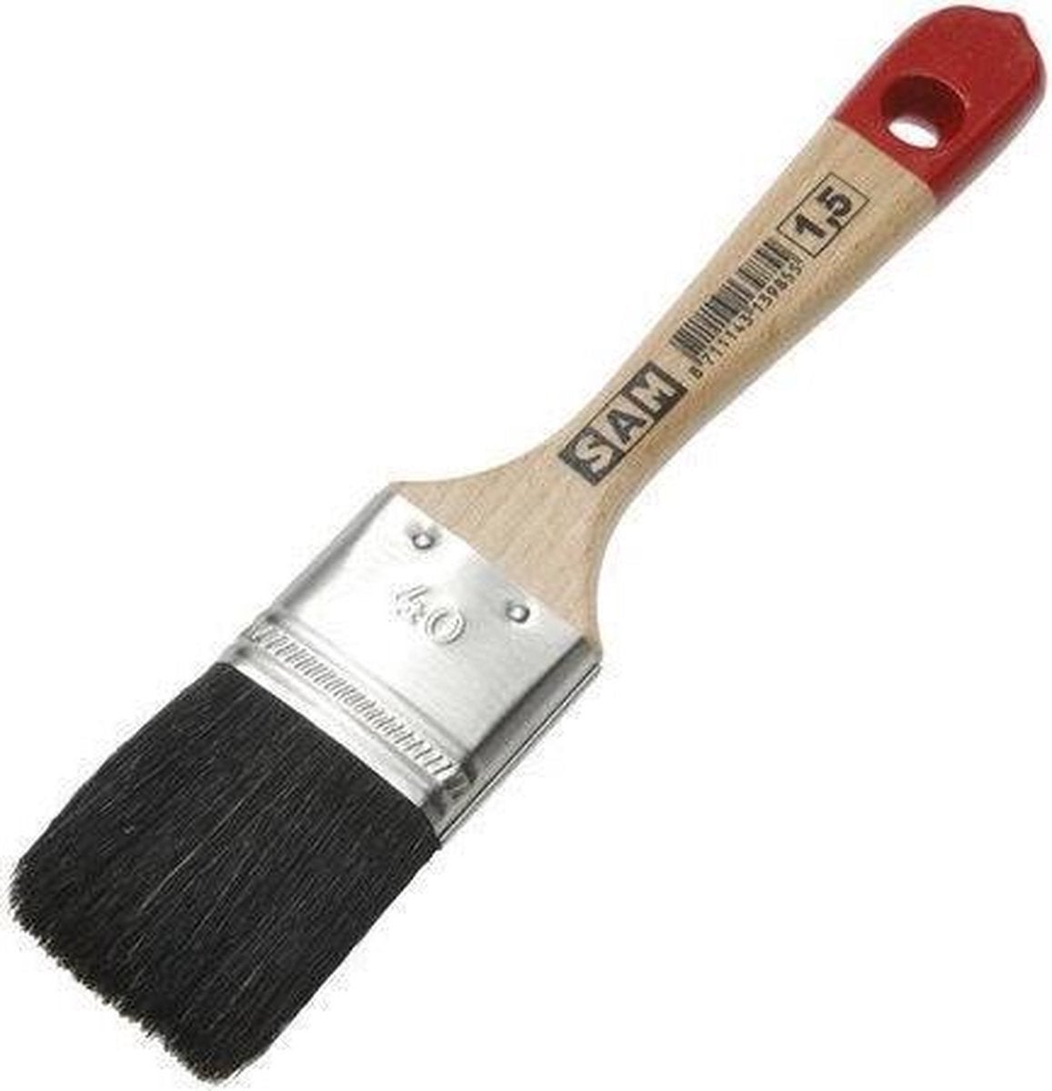 platte verniskwast -  chinees varkenshaar 40 mm - 1.5inch