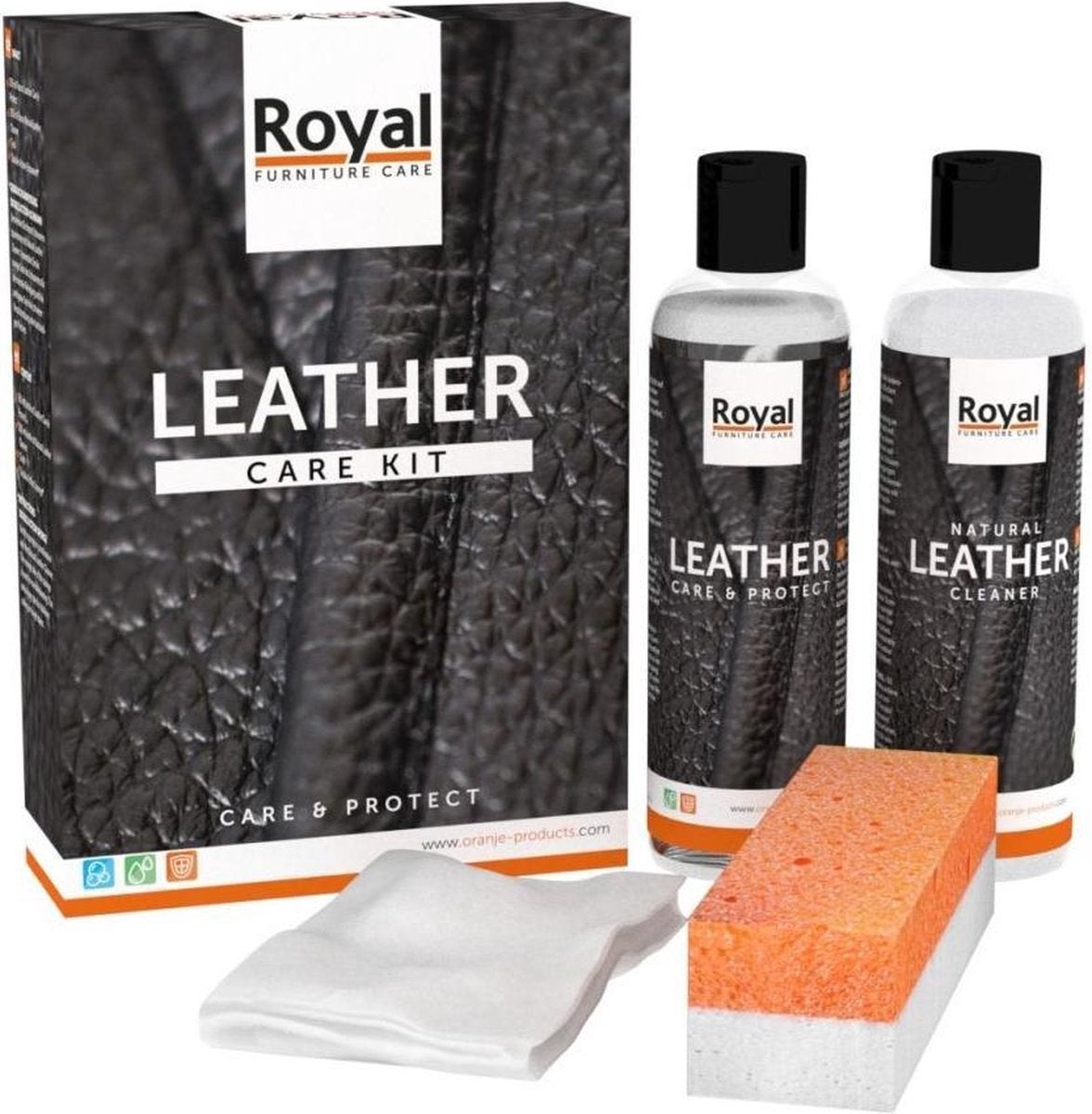 Meubelonderhoud - Leather Care Kit - Care & Protect Set - 2x 150ml