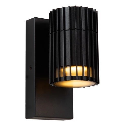 Wandspot Buiten - TIMBALA 1xGU10 IP44  - Zwart