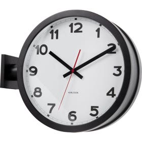 Wandklok - New Classic Double Sided - Wit