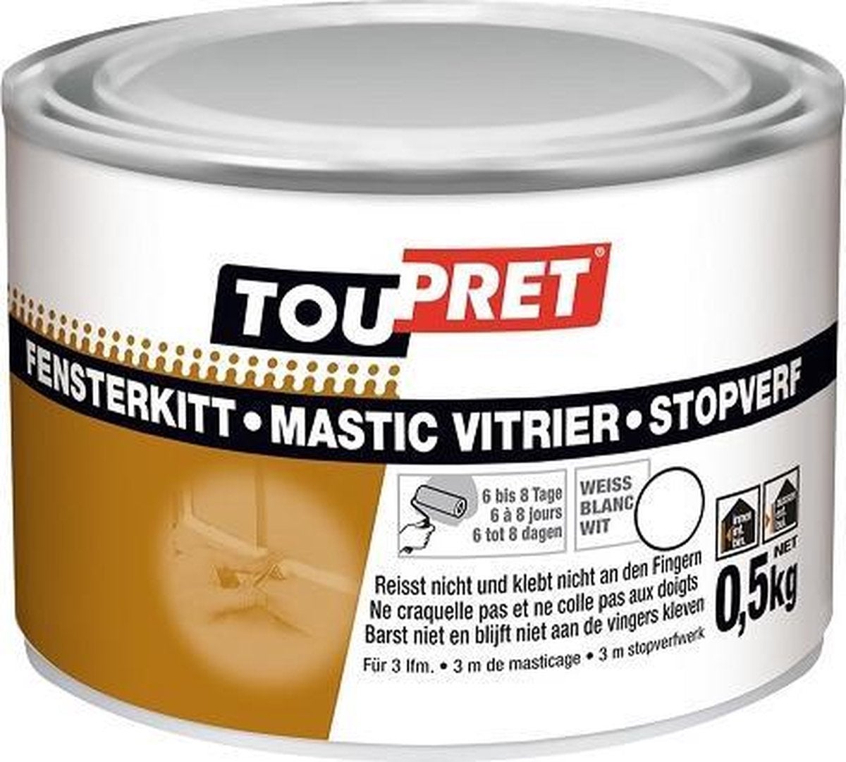 Stopverf wit - 500 gram