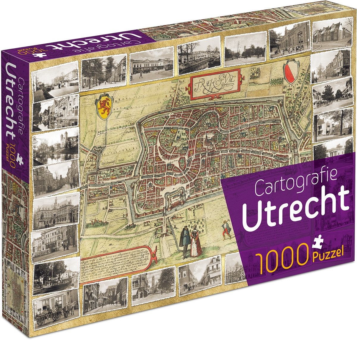 Puzzel - Utrecht cartografie - 1000 stukjes