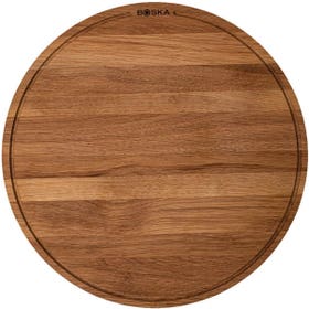 Serveerplank - Pizzaplank Friends XL eikenhout Ø40cm - Bruin