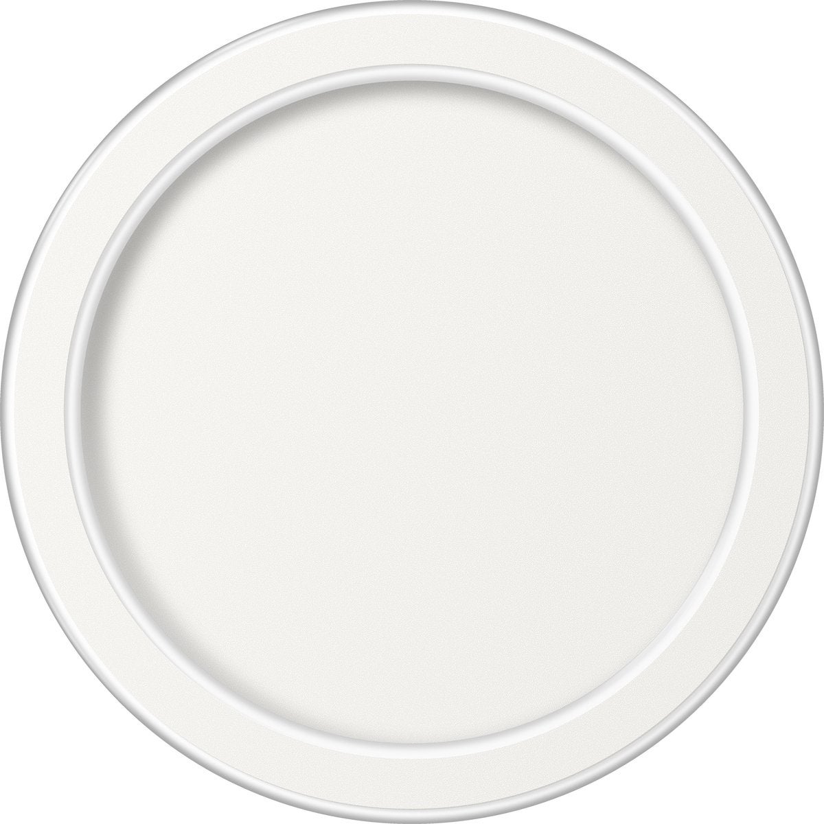 Plafondlamp - Metaal Ø23x5 - Wit