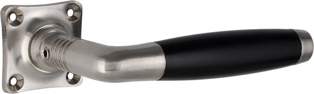 Deurkruk Ton - Mat Nikkel Ongelakt/Ebben