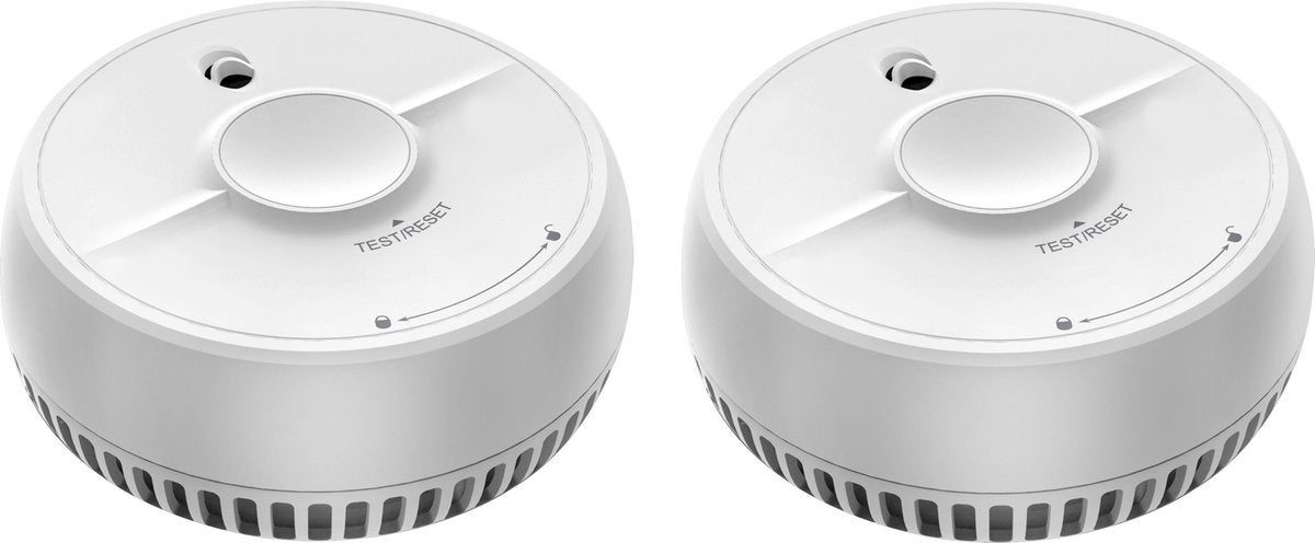 Rookmelder - Optisch 9V - Wit 2 stuks