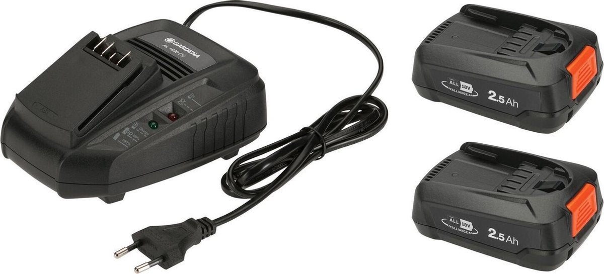 Gereedschapsaccu en lader - P4A QC + 2X a.5AH - Set 