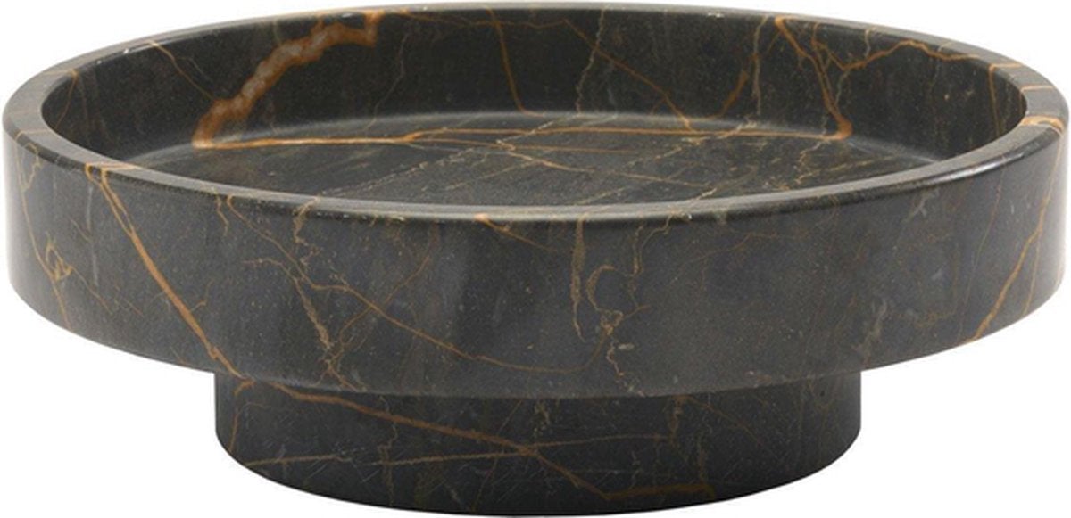 Schaal op voet - Porto - zwart 