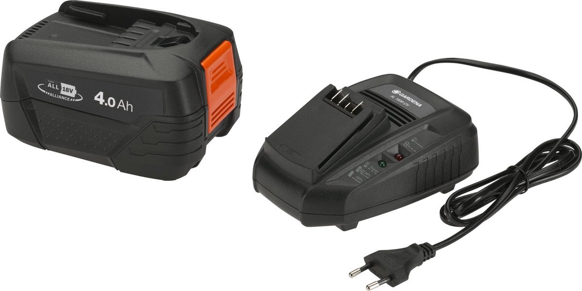 Gereedschapsaccu en lader - P4A QC + 1X4.0Ah - Set 