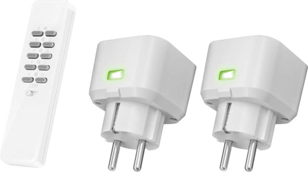 Stopcontactschakelaarset - ACC2-3500R - Wit