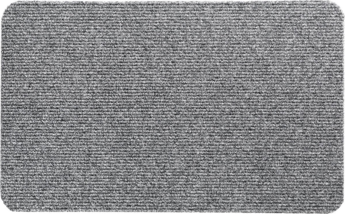 Schoonloopmat - Mega rib - Licht grijs