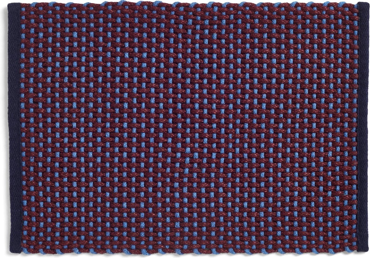 Deurmat - Jute - Donkerrood