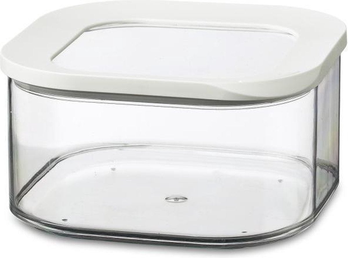 Voorraaddoos - 1250ml - Transparant/Wit