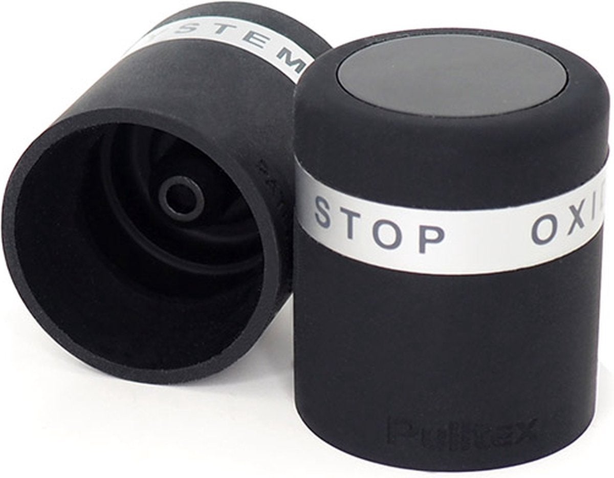 Wijnstopper - Antiox - Zwart