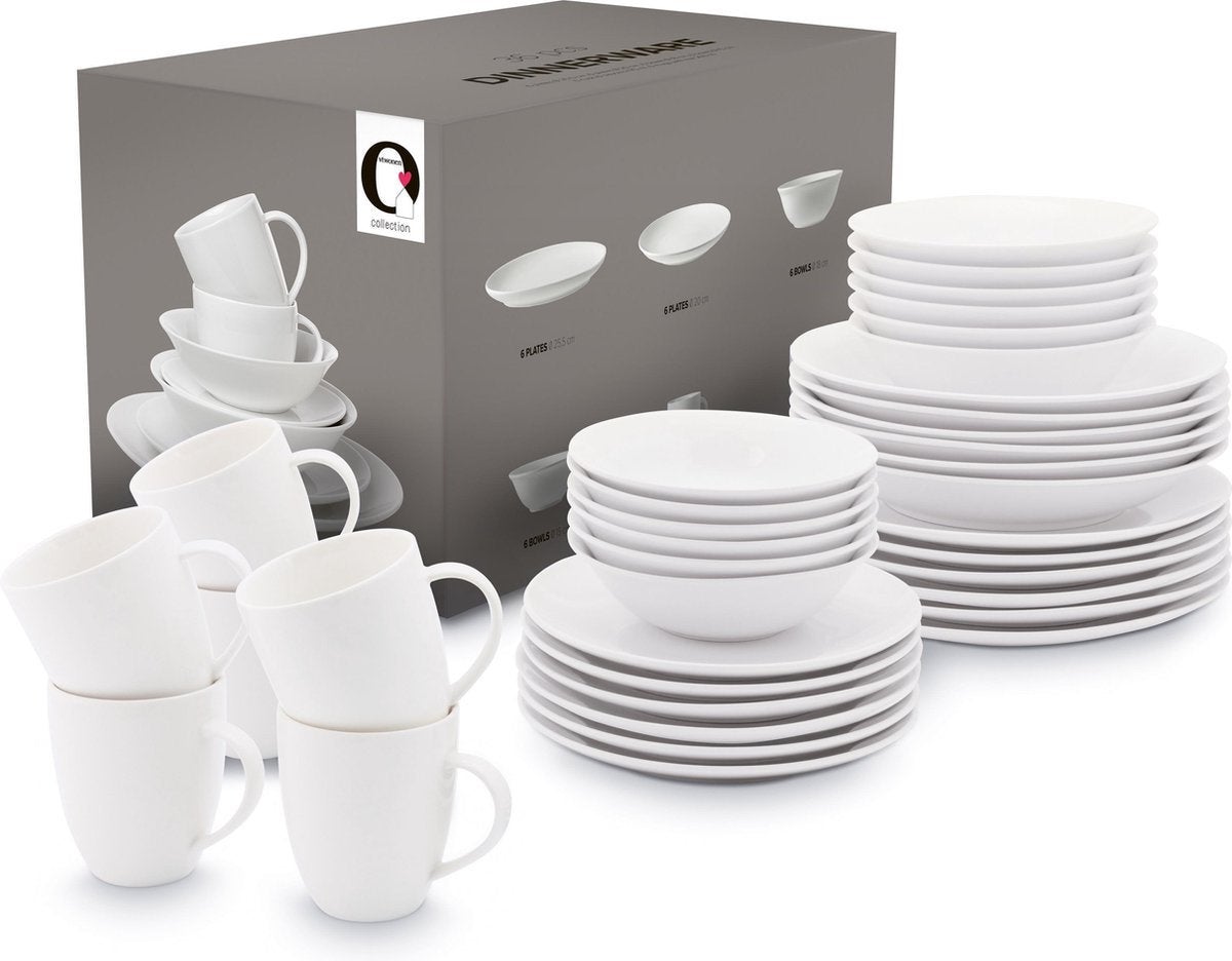 Serviesset - 36 delig - wit