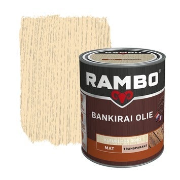 Rambo bankirai olie transparant kleurloos 0000 2,5 l