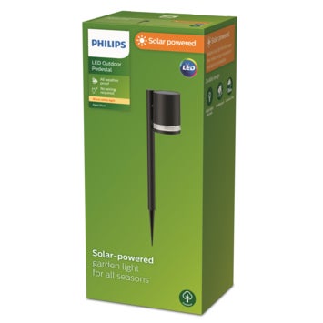 Sokkellamp - Fyce solar 1,5W - Zwart