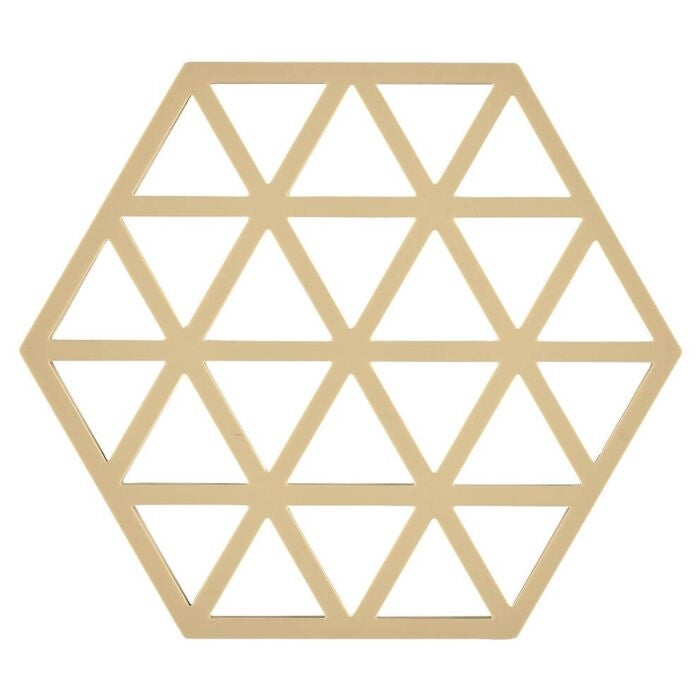 Onderzetter - Triangles - Zandkleur