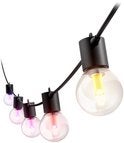 Lichtsnoer - Festavia Hue globe string 7m 10bulb ext - Zwart