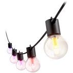 Lichtsnoer - Festavia Hue globe string 7m 10bulb ext - Zwart