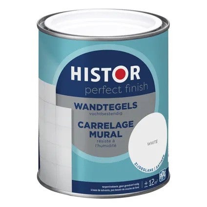 Wandtegels - Perfect Finish Zijdeglans 0,75L. - Wit