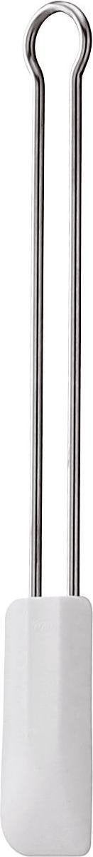 Pannenlikker - Silicone 26cm - RVS/Wit