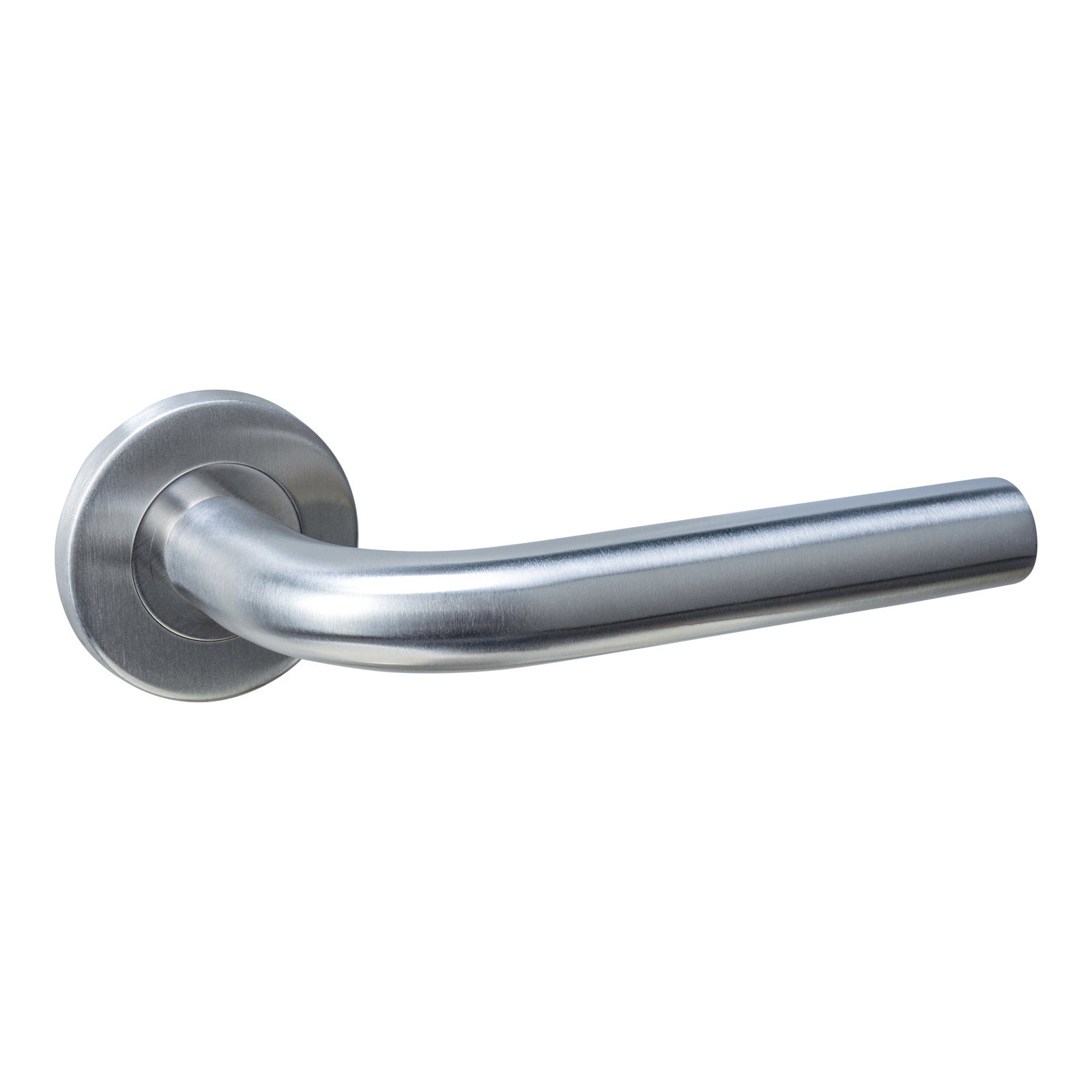 Deurkruk - Q 02 op rozet verdekt ø52x6mm - rvs