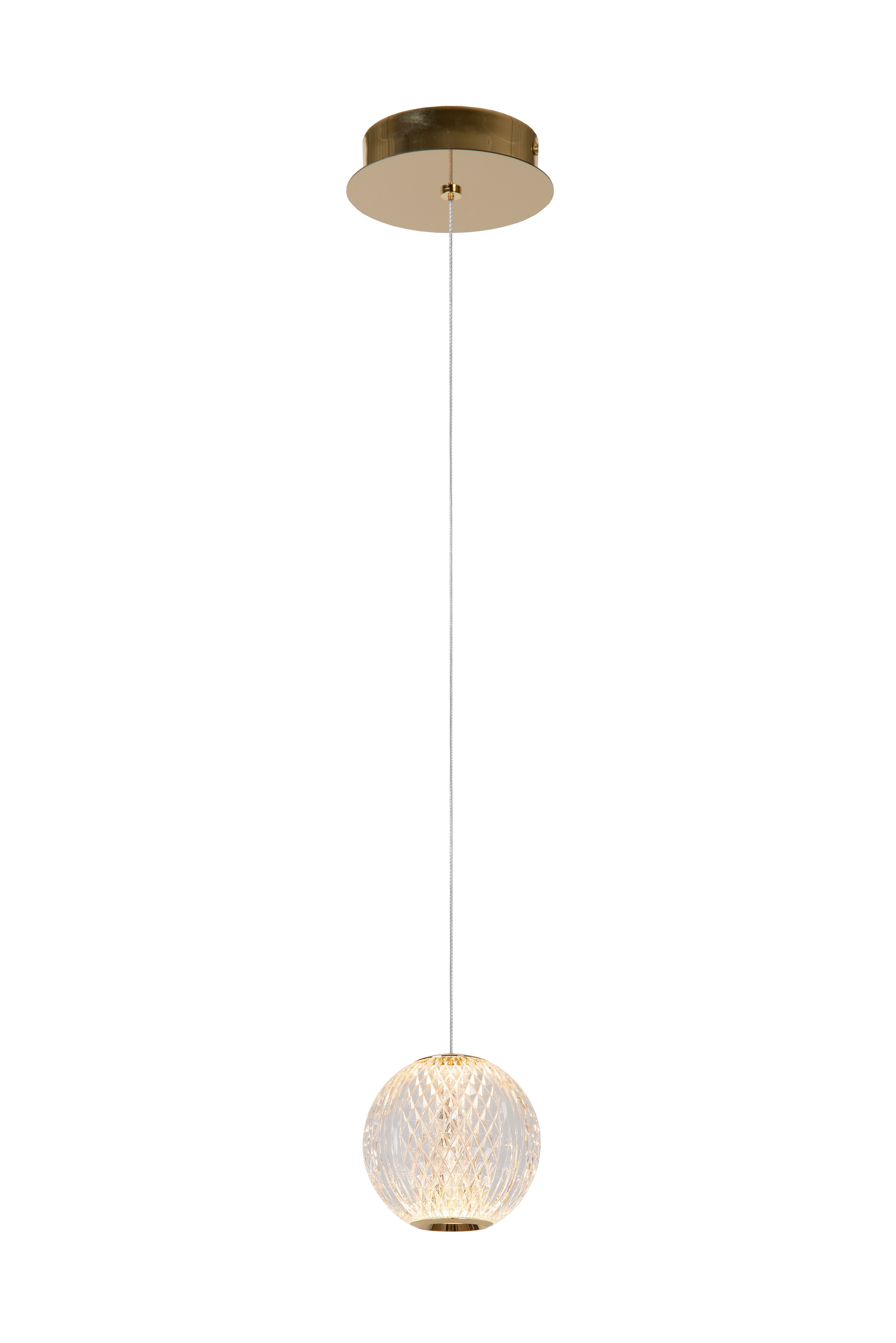Hanglamp - CINTRA Ø 14 cm LED 1x5,7W 2700K  - Transparant