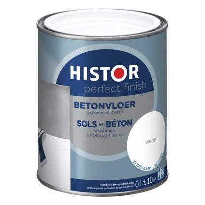 Betonlak - Perfect Finish zijdeglans 0,75L. - Wit