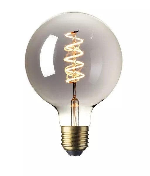 Ledlamp -  Filament Globelamp 220-240V 4W 136lm - Titanium