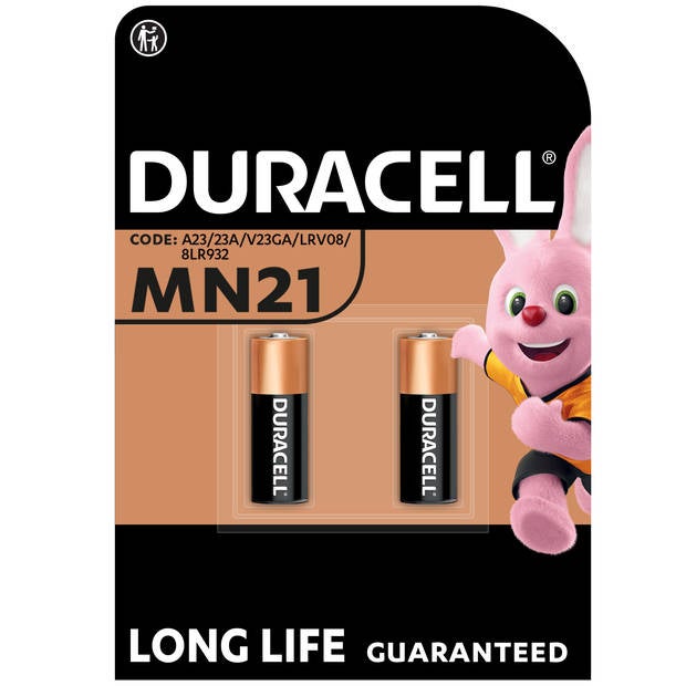 Batterij - Duracell MN21 - 2 Stuks 