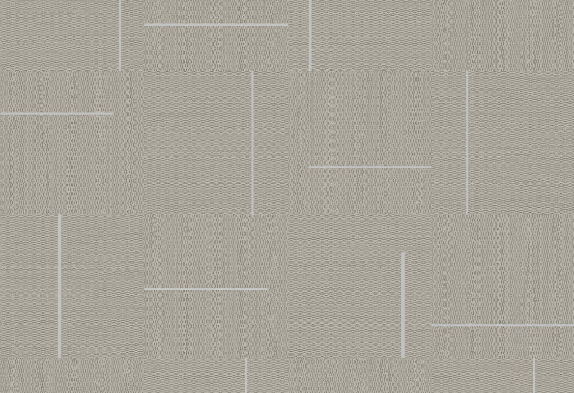 Vinylbehang - Culture Club Geometrico Nikko 10,05m x 0,53m - Licht Bruin