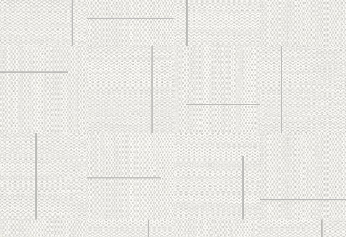 Vinylbehang - Culture Club Geometrico Nikko 10,05m x 0,53m - Wit