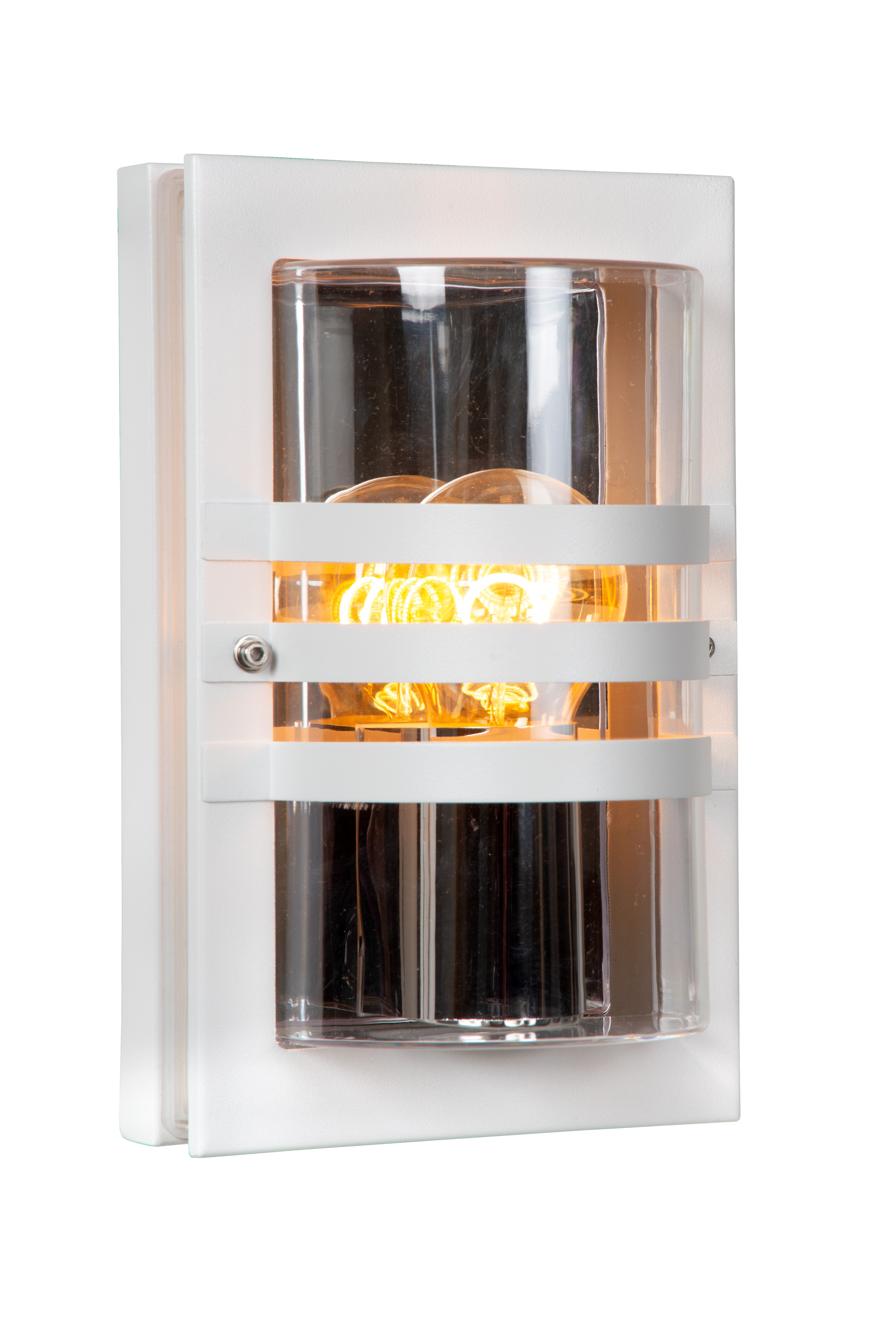 Wandlamp Buiten - PRIVAS 1xE27 IP44  - Wit