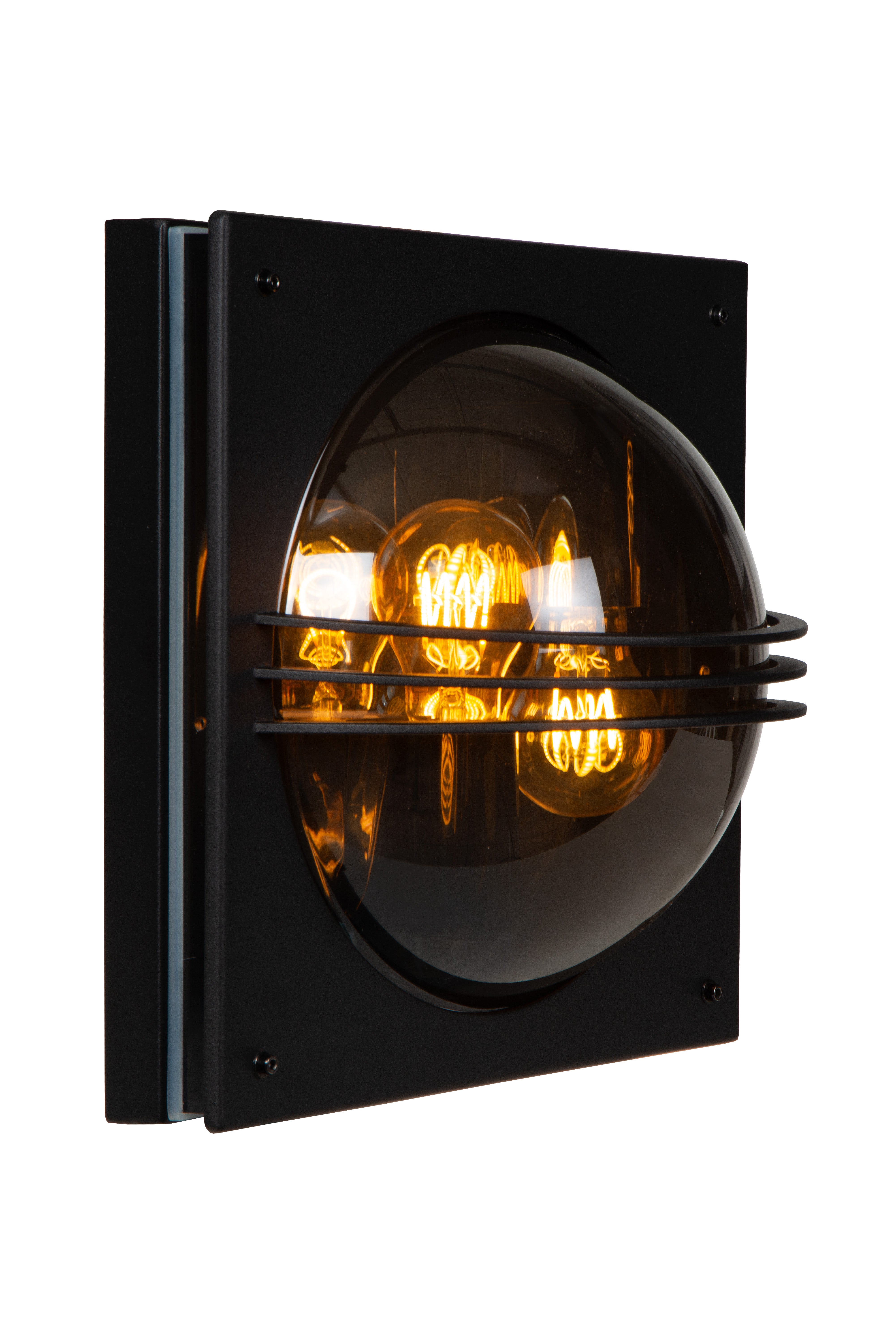 Wandlamp Buiten - PRIVAS 2xE27 IP44  - Zwart
