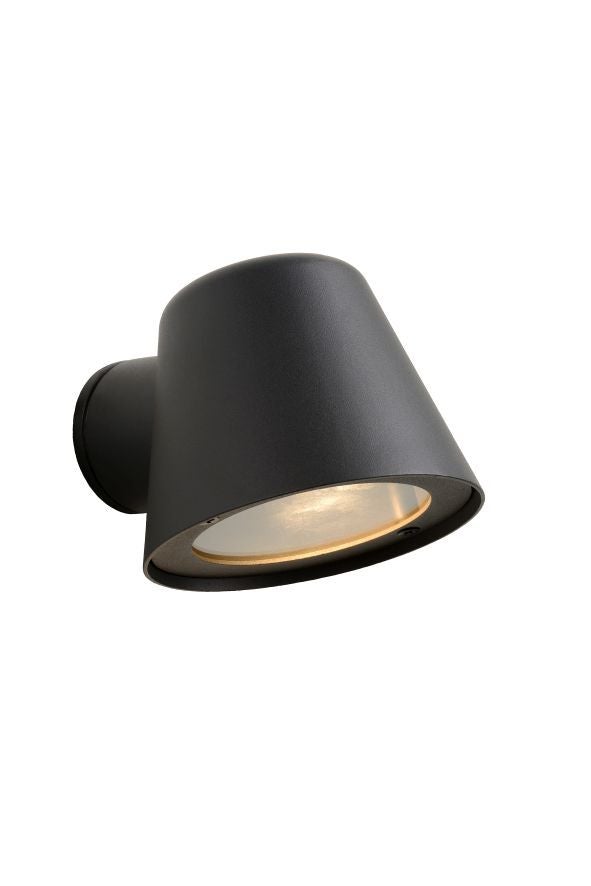 Wandlamp Buiten - DINGO-LED Wandlamp Buiten LED Dimb. GU10 1x5W 3000K IP44  - Antraciet