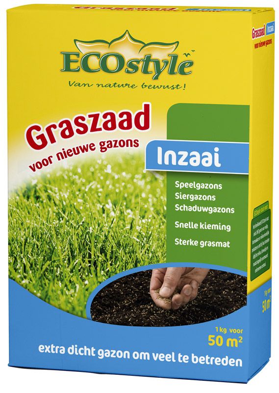 Graszaad - Inzaai 1kg voor 50 m2