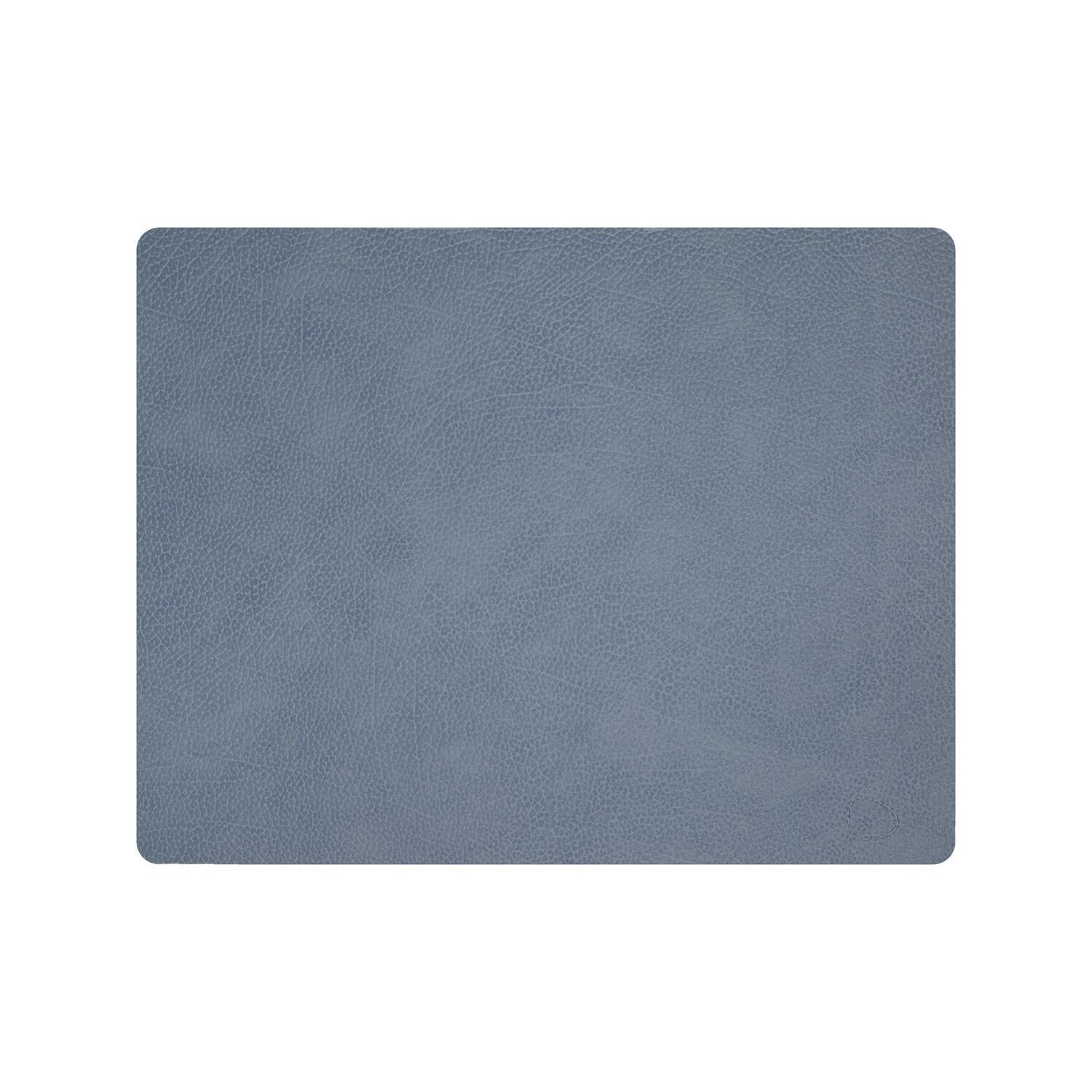 Placemat Square L Hippo - 35x45 cm - Light Blue