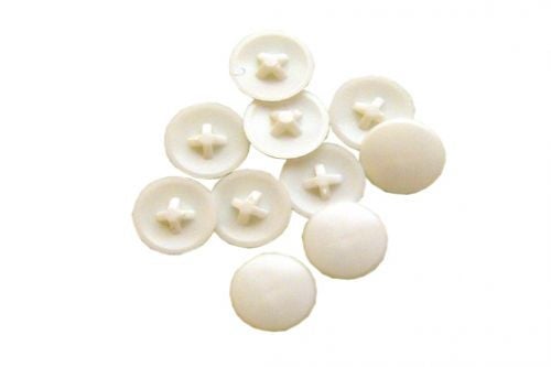 Rotadrill afdekkap voor pz2 wit 40 stuks