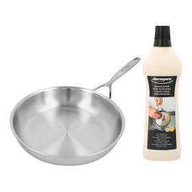 Koekenpan - Multiline 7 28cm + gratis reinigingscrème twv €7,50 - RVS