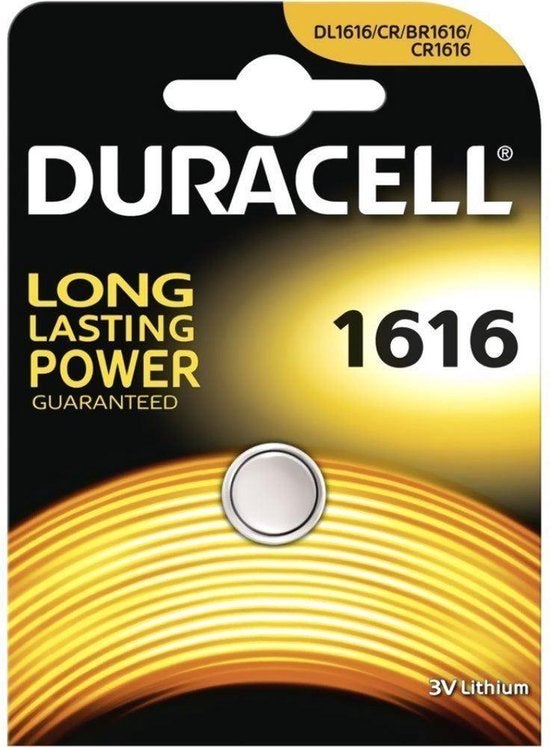 Knoopcel batterij - Duracell Electronics 1616 - 1 stuk