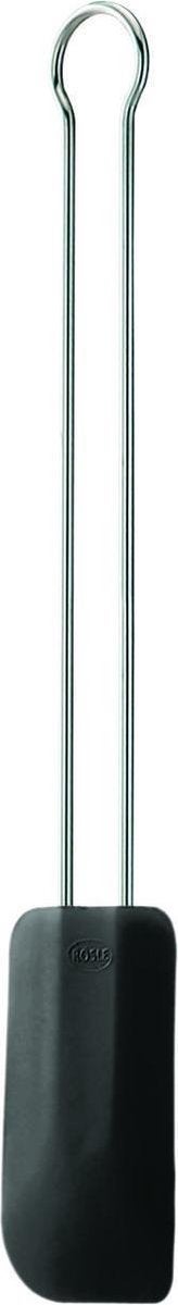 Deegschraper - Silicone 20cm - RVS/Zwart